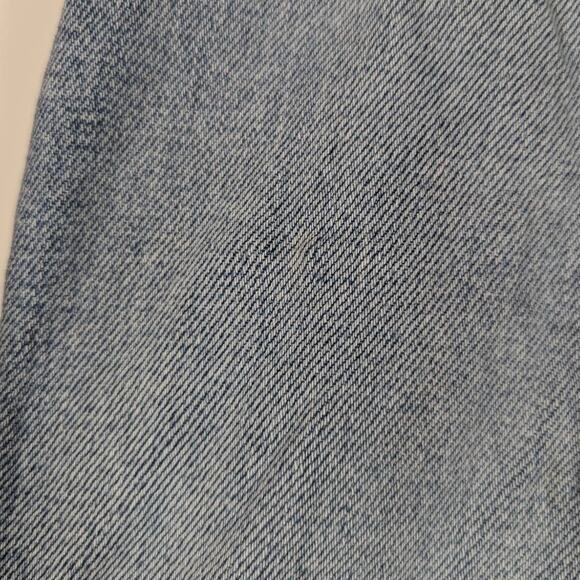 RE/DONE 90s High Rise Ankle Crop Distressed Button Fly Jeans 28 Women's Preowned - Picture 4 of 10
